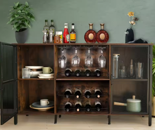 Wijnkoelkast 60 Flessen – Dubbele Zone, RVS, Stil & Compact