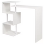 Bartafel met Opbergrek – MDF Tafelblad & Metalen Frame, 97,5×38×100 cm