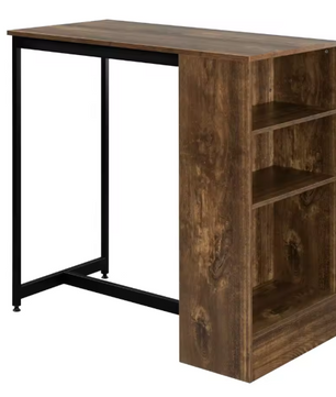 Bartafel met 3 Opbergniveaus – E1 Spaanplaat & Metaal, 91×49×91 cm