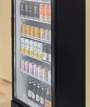 Commerciële Drankkoelkast 345L – LED, Glazen Deur & Verstelbare Planken