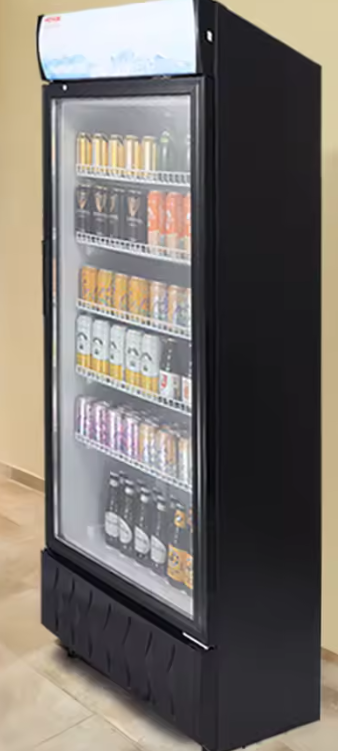 Commerciële Drankkoelkast 345L – LED, Glazen Deur & Verstelbare Planken