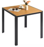 Tuintafel van Aluminium & WPC – Weerbestendig, 75x75 cm