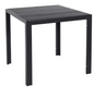 Tuintafel van Aluminium & WPC – Weerbestendig, 75x75 cm