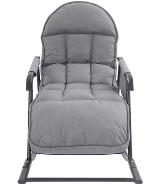 Verstelbare Schommelstoel met Kussen – Comfortabel Loungen voor Binnen & Buiten