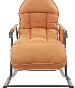 Verstelbare Schommelstoel met Kussen – Comfortabel Loungen voor Binnen & Buiten