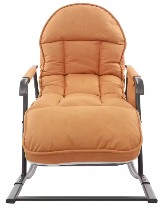 Verstelbare Schommelstoel met Kussen – Comfortabel Loungen voor Binnen & Buiten