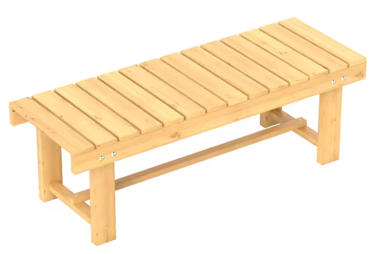 2-zits Tuinbank van Massief Hout – Waterdicht, Duurzaam & Compact, 110 cm Breedte