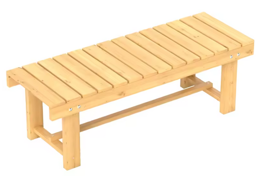 2-zits Tuinbank van Massief Hout – Waterdicht, Duurzaam & Compact, 110 cm Breedte