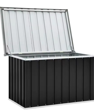 Tuin Opbergbox van Gegalvaniseerd Staal – 109x67x65 cm, Waterbestendig & Ruim