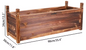 Houten Verhoogd Tuinbed – Plantenbak op Poten voor Bloemen & Groenten