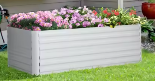 Verhoogd Tuinbed van Staal – Plantenbak voor Buiten 180×90×60 cm, Insteekbaar & Weerbestendig