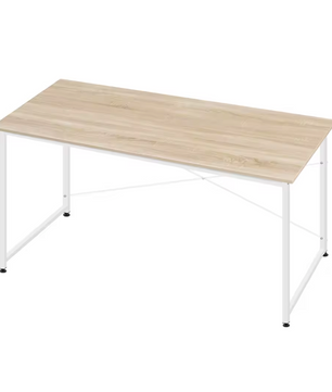 Groot Bureau met Metalen Frame – 140x60 cm Werktafel