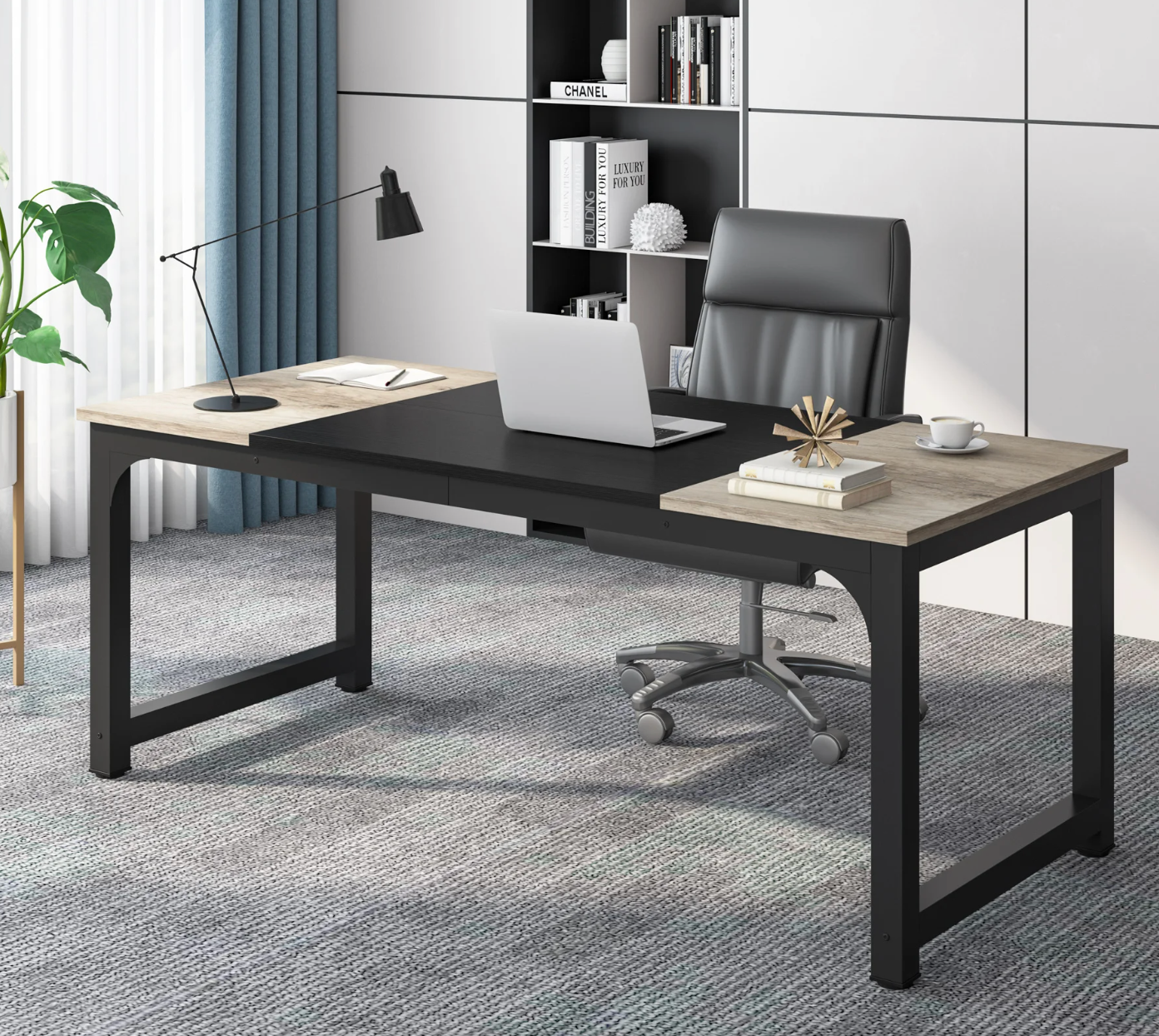 Modern Groot Computerbureau – Werkstation voor Thuis & Kantoor