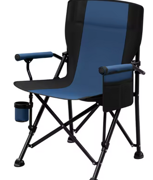 Set van 2 Draagbare Opvouwbare Campingstoelen – Lichtgewicht Zero Gravity Stoel met Bekerhouder, Zijvak en Draagtas