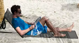 2-Set Opvouwbare Strandstoelen – Verstelbare Ligstoelen met Draagtas