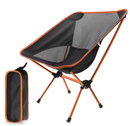 Opvouwbare Lichte Aluminium Campingstoel – Draagbare Rugleuningstoel voor Buiten en Kamperen