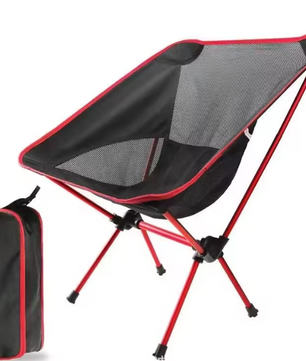 Opvouwbare Lichte Aluminium Campingstoel – Draagbare Rugleuningstoel voor Buiten en Kamperen