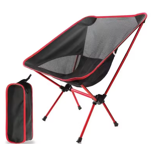 Opvouwbare Lichte Aluminium Campingstoel – Draagbare Rugleuningstoel voor Buiten en Kamperen