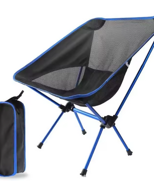 Opvouwbare Lichte Aluminium Campingstoel – Draagbare Rugleuningstoel voor Buiten en Kamperen