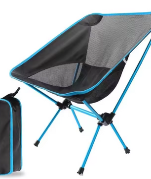 Opvouwbare Lichte Aluminium Campingstoel – Draagbare Rugleuningstoel voor Buiten en Kamperen