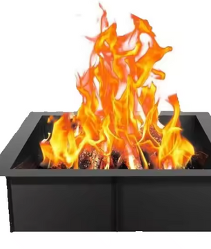 Brazier Vuurplaatsring – Hittebestendige Stalen Vuurring voor Buiten, Geschikt voor Kamperen en Vreugdevuren