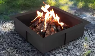 Brazier Vuurplaatsring – Hittebestendige Stalen Vuurring voor Buiten, Geschikt voor Kamperen en Vreugdevuren