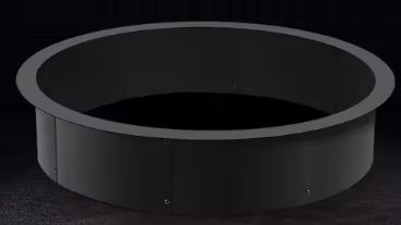 Vuurplaatsring van Koolstofstaal – Dikke Vuurplaatsinzet, DIY Kampvuurring voor Buiten