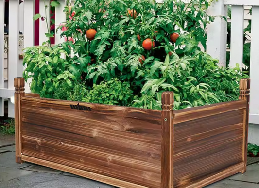 Verhoogde Houten Plantenbak voor Buiten – Ideaal voor Groenten, Bloemen en Kruiden
