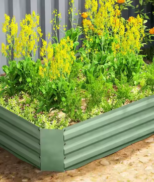 Verhoogd Tuinbed – Stapelbare Bloembak voor Tuin, Balkon, Groenten en Bloemen – 120x90x30 cm