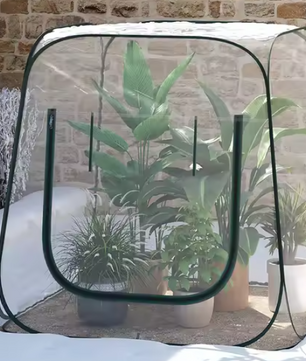 Pop-up Mini-Kas voor Buiten en Binnen – Winterbescherming voor Planten, Groenten en Bloemen, 70x70x80 cm