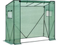 Pop-up Tuinkas voor Planten – Winterbescherming met PVC Afdekking en Stalen Frame, 200x77x146/169 cm