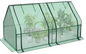 Tuinkas met Oproldeur – Bescherming voor Planten, Groenten en Bloemen, Stalen Frame, 200x77x146/169 cm
