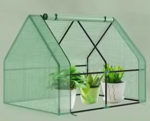 Verhoogd Tuinbed met Kasbedekking – Bescherming voor Planten, Groenten en Bloemen, 50 cm