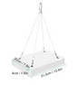 2000W LED Groeilamp voor Kamerplanten – Volledig Spectrum met Dubbele Schakelaar, Waterdicht en Perfect voor Bloemen, Groenten en Fruit