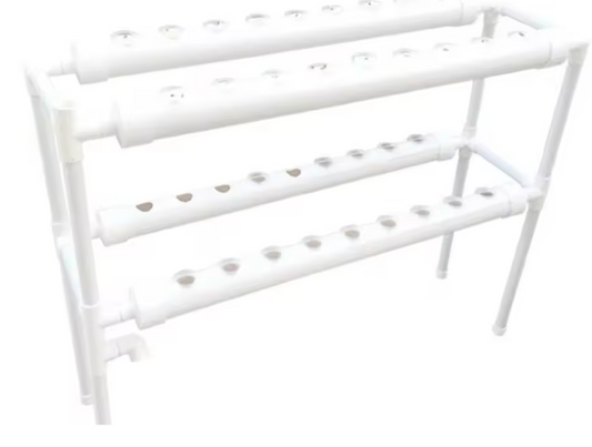 Hydrocultuur Kweekset – 36/72 Plantgaten, Automatisch Irrigatiesysteem, PVC Groente- en Bloemen Kweekset voor Binnen en Buiten