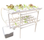 Hydrocultuur Kweekset – 36/72 Plantgaten, Automatisch Irrigatiesysteem, PVC Groente- en Bloemen Kweekset voor Binnen en Buiten