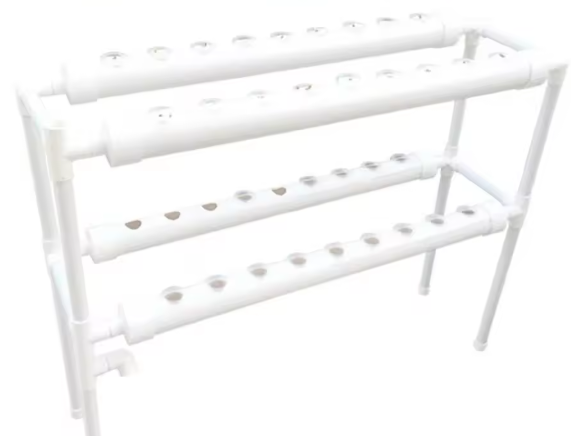 Hydrocultuur Kweekset – 36/72 Plantgaten, Automatisch Irrigatiesysteem, PVC Groente- en Bloemen Kweekset voor Binnen en Buiten