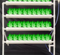 Hydrocultuur Kweekset – 36 Gaten, 4 Buizen, Grondloze Teelt met Automatisch Irrigatiesysteem, PVC Waterpomp voor Groenten en Bloemen