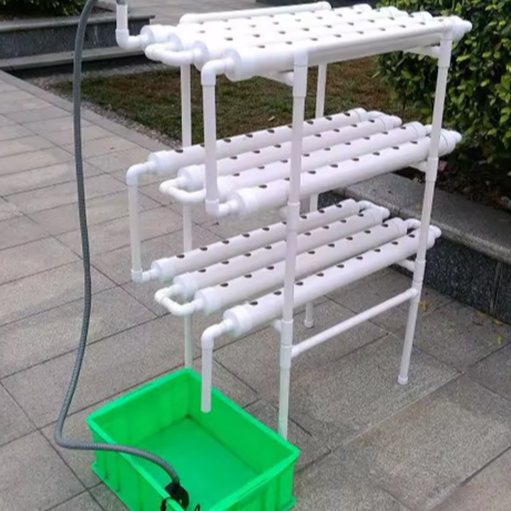 Hydrocultuur Kweekset – 108 Plantlocaties, Grondloze Teelt met 3 Laag Pijpsysteem, Automatisch Irrigatiesysteem voor Groenten en Bloemen