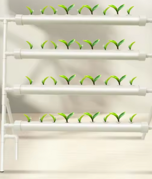 Hydrocultuur Groeisysteem – 36 Gaten, 4 Niveaus, PVC, Automatisch Irrigatiesysteem voor Groenten en Kruiden