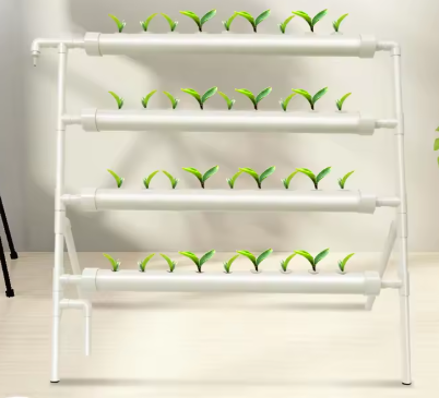 Hydrocultuur Groeisysteem – 36 Gaten, 4 Niveaus, PVC, Automatisch Irrigatiesysteem voor Groenten en Kruiden