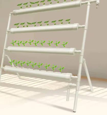 Hydrocultuur Groeisysteem – 36 Gaten, 4 Niveaus, PVC, Automatisch Irrigatiesysteem voor Groenten en Kruiden