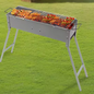 Opvouwbare Houtskoolbarbecue – Draagbare BBQ Grill met 3 Branders, Ideaal voor Kamperen en Buitenfeesten