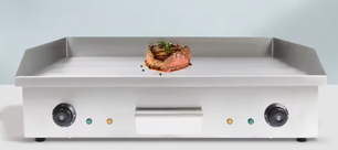 Elektrische Bakplaat – Teppanyaki Grill met Grote Kookplaat voor Thuisgebruik, BBQ Machine 4.4kW 220V