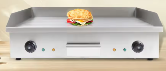 Elektrische Bakplaat – Teppanyaki Grill met Grote Kookplaat voor Thuisgebruik, BBQ Machine 4.4kW 220V