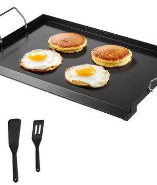 Koolstofstalen Grillplaat – Universele Platte Bakplaat voor Gasgrill & BBQ