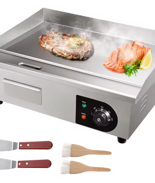 Professionele Elektrische Bakplaat – 1600 W, 50–300°C, Groot Kookoppervlak