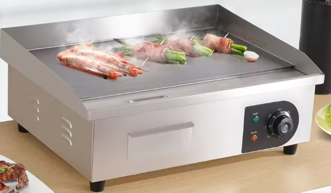 Professionele Elektrische Bakplaat – 1600 W, 50–300°C, Groot Kookoppervlak