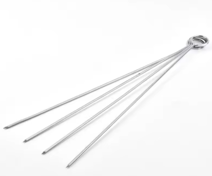 5-Delige RVS BBQ Gereedschapsset – Inclusief Draagbare Opbergtas, Ideaal voor Outdoor Koken
