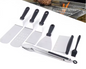 10-Delige RVS BBQ Gereedschapsset – Inclusief Draagbare Opbergtas, Ideaal voor Outdoor Barbecue